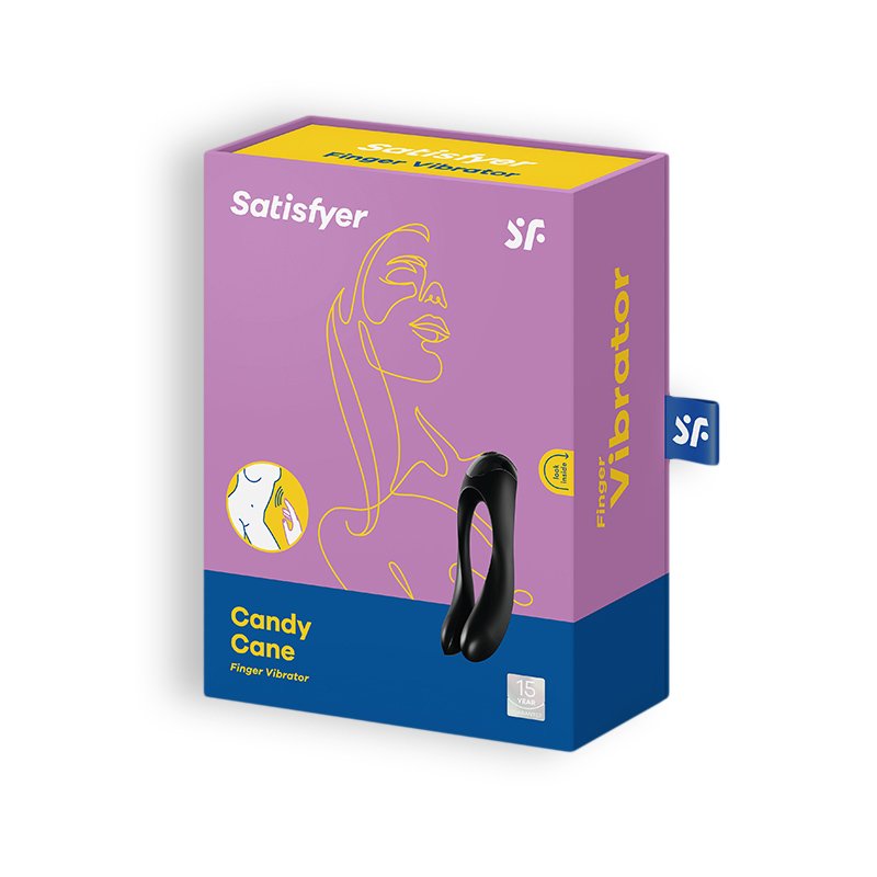 VIBRADOR CANDY CANE SATISFYER PRETO 6 VIBRADOR CANDY CANE SATISFYER PRETO - Image 6