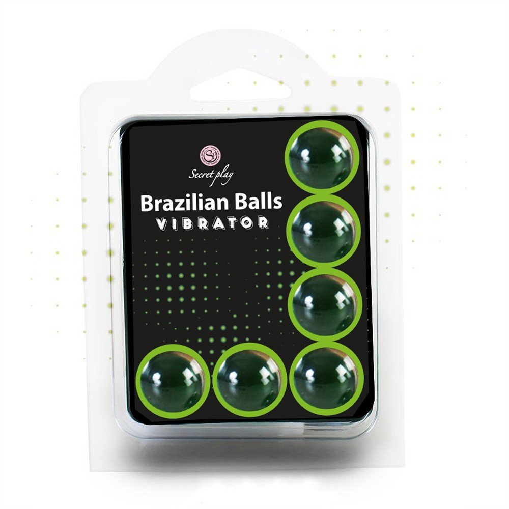 BOLAS LUBRIFICANTES BRAZILIAN BALLS SHOCK EFEITO VIBRADOR 6 X 4GR - Image 3