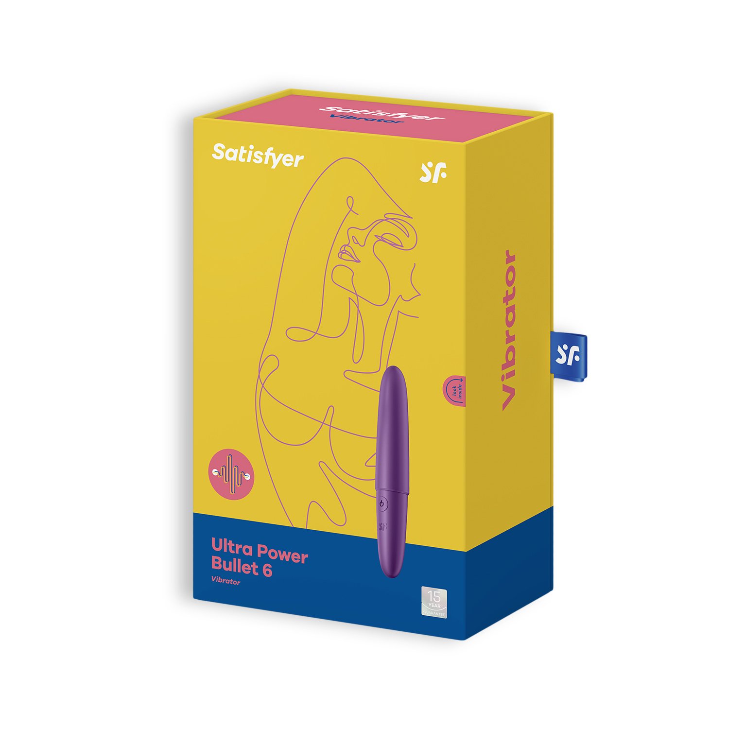 BALA VIBRATÓRIA ULTRA POWER BULLET 6 SATISFYER ROXA - Image 7