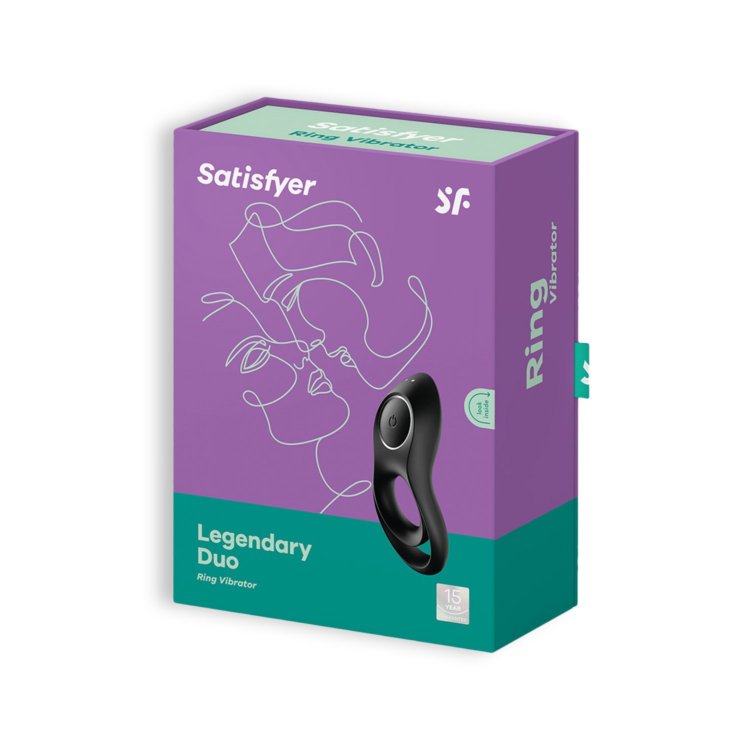 ANEL VIBRATÓRIO LEGENDARY DUO SATISFYER PRETO - Image 6