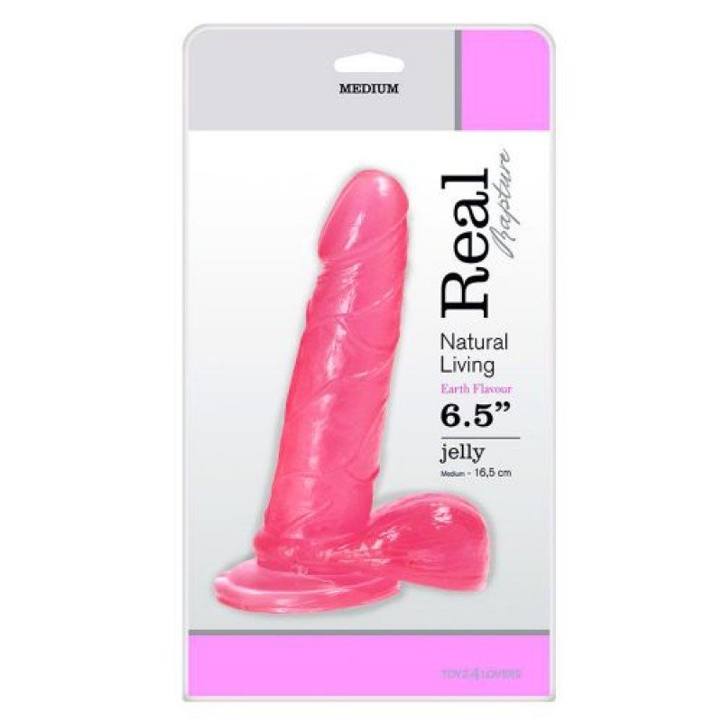 DILDO REAL RAPTURE EARTH FLAVOUR 6.5'' ROSA 3 DILDO REAL RAPTURE EARTH FLAVOUR 6.5'' ROSA - Image 3