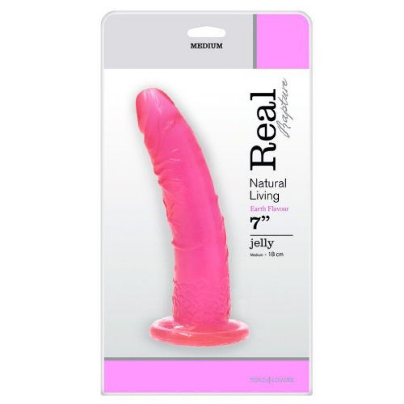 DILDO REAL RAPTURE EARTH FLAVOUR 7'' ROSA 3 DILDO REAL RAPTURE EARTH FLAVOUR 7'' ROSA - Image 3