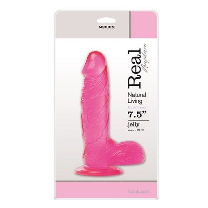 DILDO REAL RAPTURE EARTH FLAVOUR 7.5'' ROSA 3 DILDO REAL RAPTURE EARTH FLAVOUR 7.5'' ROSA - Image 3
