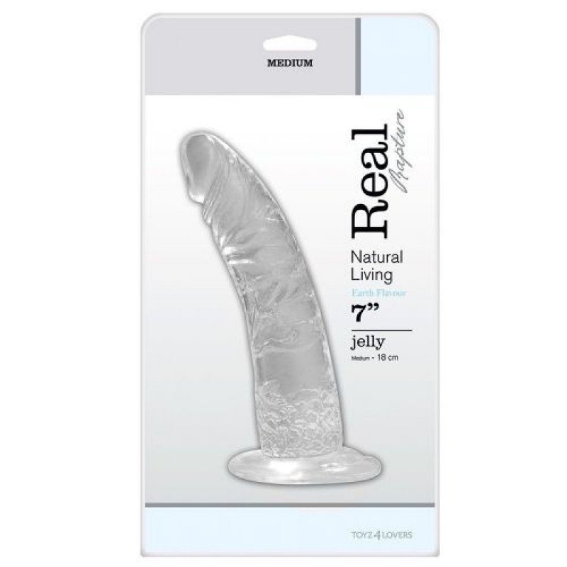 DILDO REAL RAPTURE EARTH FLAVOUR 7'' TRANSPARENTE 3 DILDO REAL RAPTURE EARTH FLAVOUR 7'' TRANSPARENTE - Image 3