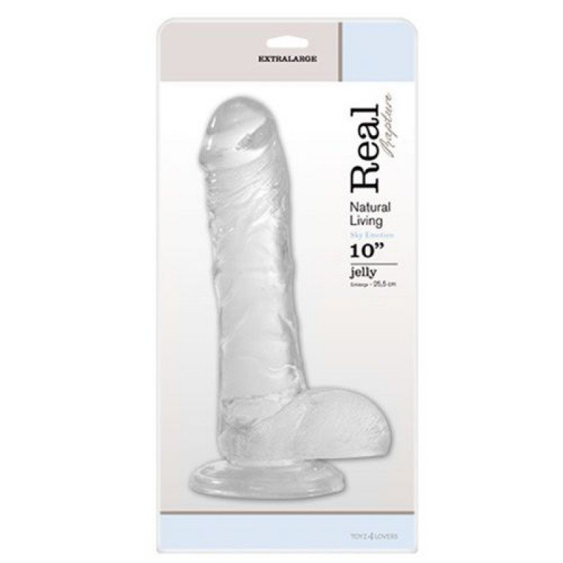 DILDO REAL RAPTURE SKY EMOTION 10'' TRANSPARENTE 3 DILDO REAL RAPTURE SKY EMOTION 10'' TRANSPARENTE - Image 3