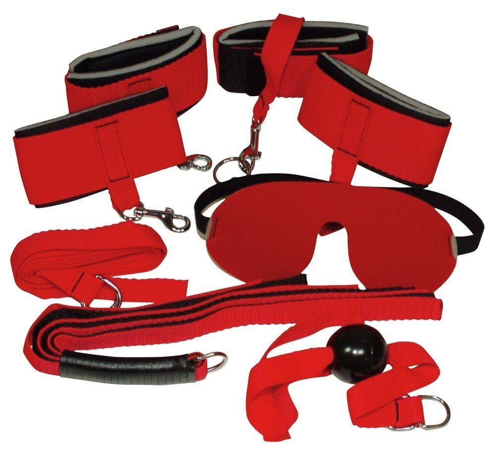 KIT BONDAGE SET BAD KITTY VERMELHO 1 KIT BONDAGE SET BAD KITTY VERMELHO