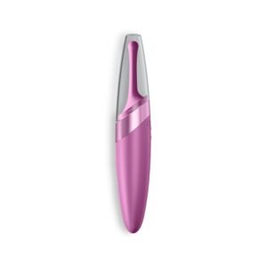 VIBRADOR TWIRLING DELIGHT SATISFYER BORDEAUX