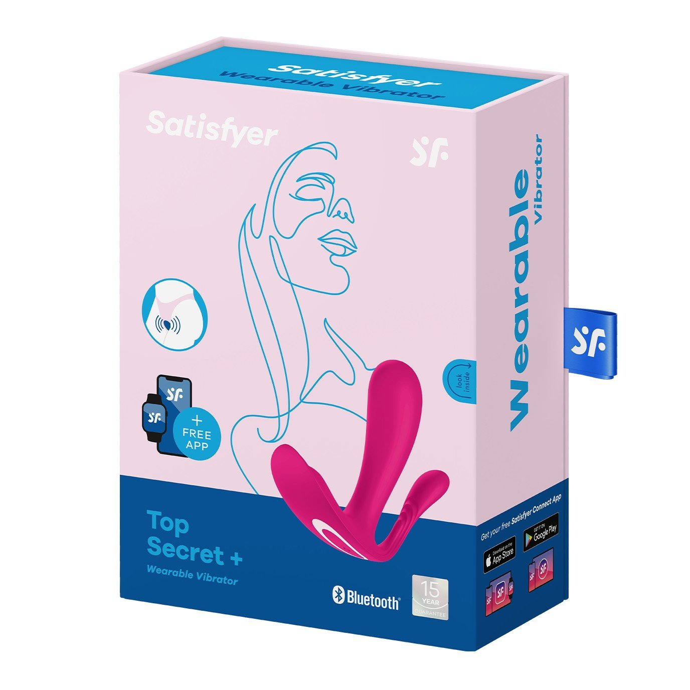 ESTIMULADOR DO PONTO-G E ANAL TOP SECRET + COM APP SATISFYER ROSA 7 ESTIMULADOR DO PONTO-G E ANAL TOP SECRET + COM APP SATISFYER ROSA - Image 7