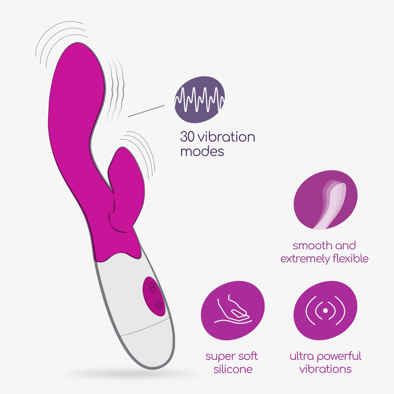 VIBRADOR COM ESTIMULADOR DE CLITÓRIS CHERIE E LUBRIFICANTE À BASE DE ÁGUA INCLUÍDO CRUSHIOUS 6 VIBRADOR COM ESTIMULADOR DE CLITÓRIS CHERIE E LUBRIFICANTE À BASE DE ÁGUA INCLUÍDO CRUSHIOUS - Image 6