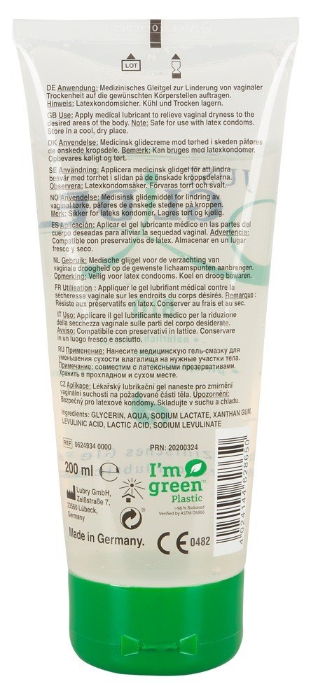LUBRIFICANTE JUST GLIDE BIO 200ML