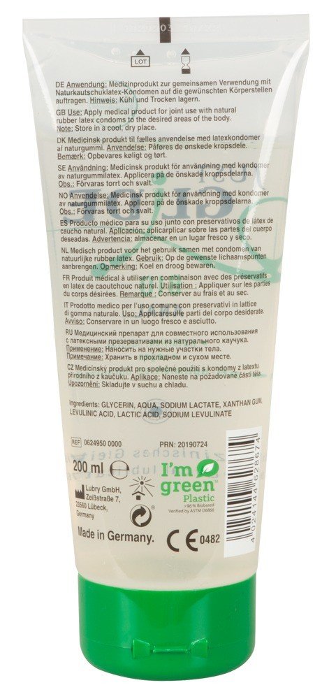 LUBRIFICANTE JUST GLIDE BIO ANAL 200ML