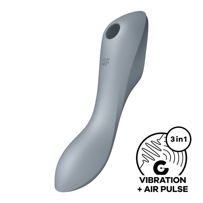 VIBRADOR CURVY TRINITY 3 SATISFYER CINZA 11 VIBRADOR CURVY TRINITY 3 SATISFYER CINZA - Image 11