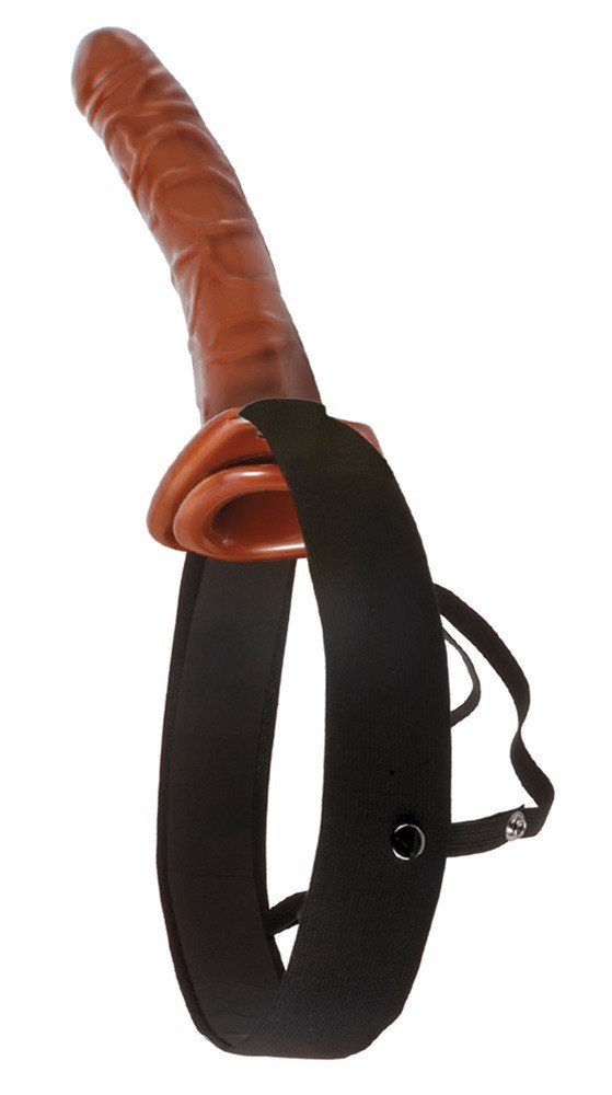 STRAP-ON OCO 10” CHOCOLATE DREAM HOLLOW STRAP-ON FETISH FANTASY SERIES 1 STRAP-ON OCO 10” CHOCOLATE DREAM HOLLOW STRAP-ON FETISH FANTASY SERIES