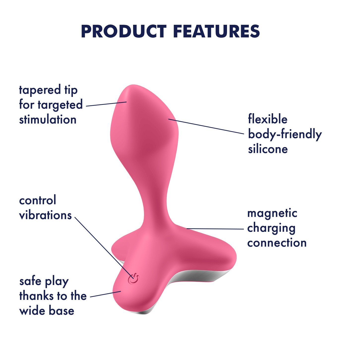 VIBRADOR ANAL GAME CHANGER SATISFYER ROSA 9 VIBRADOR ANAL GAME CHANGER SATISFYER ROSA - Image 9