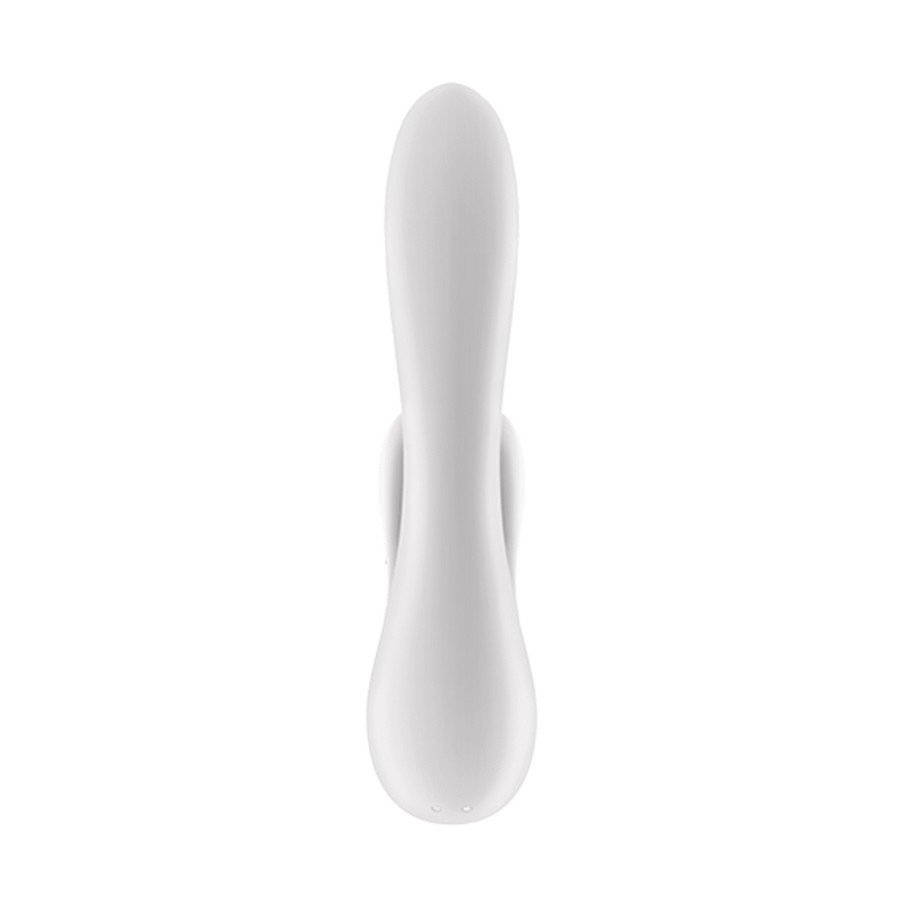 VIBRADOR DOUBLE FLEX COM APP SATISFYER BRANCO 1 VIBRADOR DOUBLE FLEX COM APP SATISFYER BRANCO