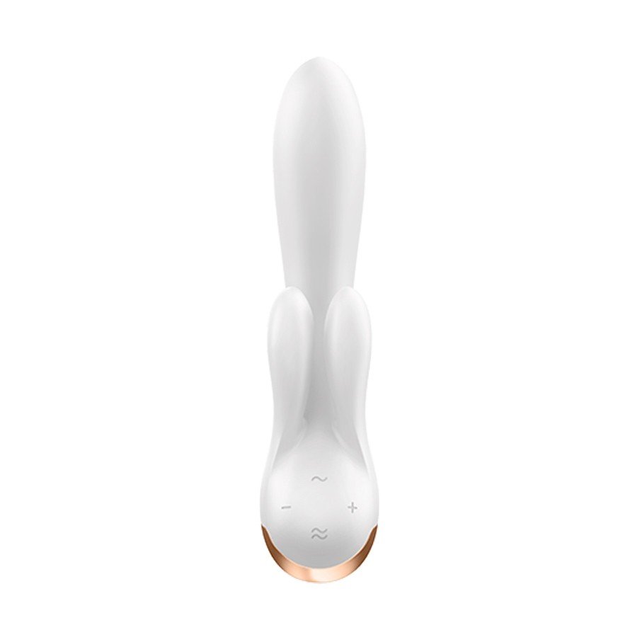 VIBRADOR DOUBLE FLEX COM APP SATISFYER BRANCO 5 VIBRADOR DOUBLE FLEX COM APP SATISFYER BRANCO - Image 5