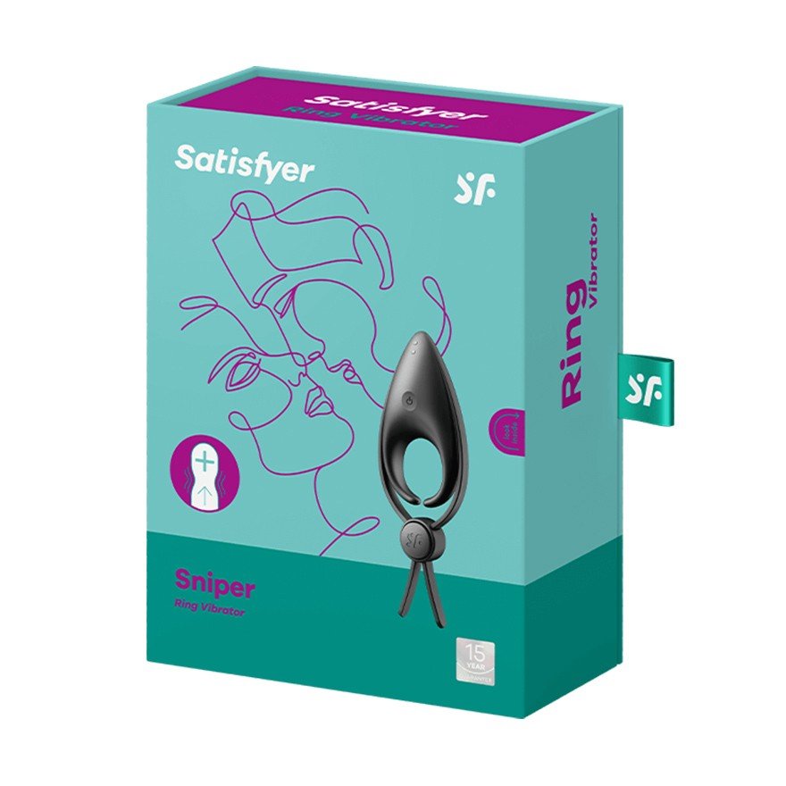 ANEL VIBRATÓRIO SNIPER SATISFYER PRETO - Image 6