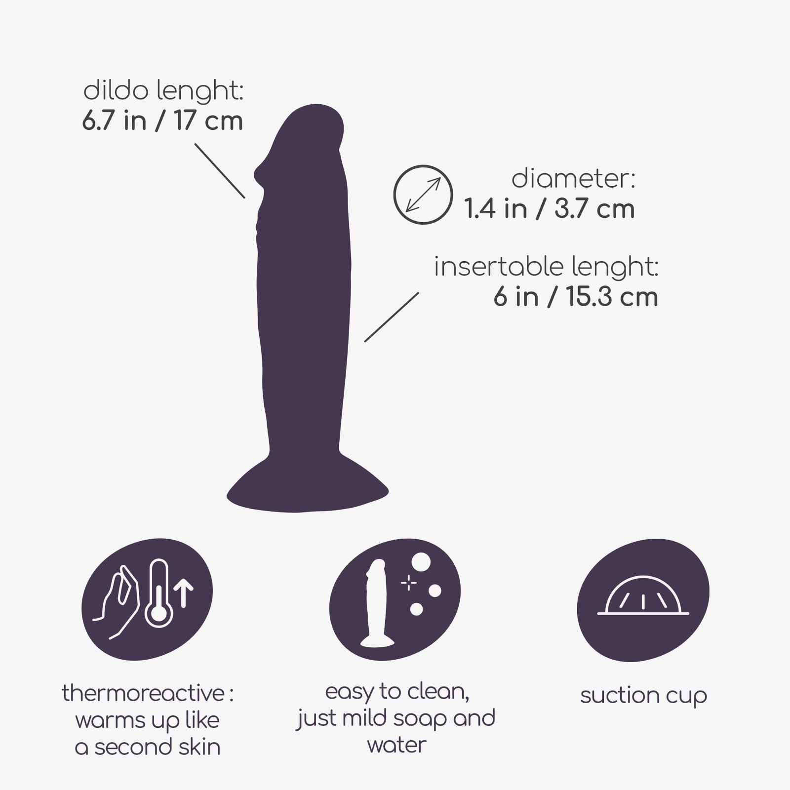 DILDO OLLIE 6,7" CRUSHIOUS 7 DILDO OLLIE 6,7" CRUSHIOUS - Image 7