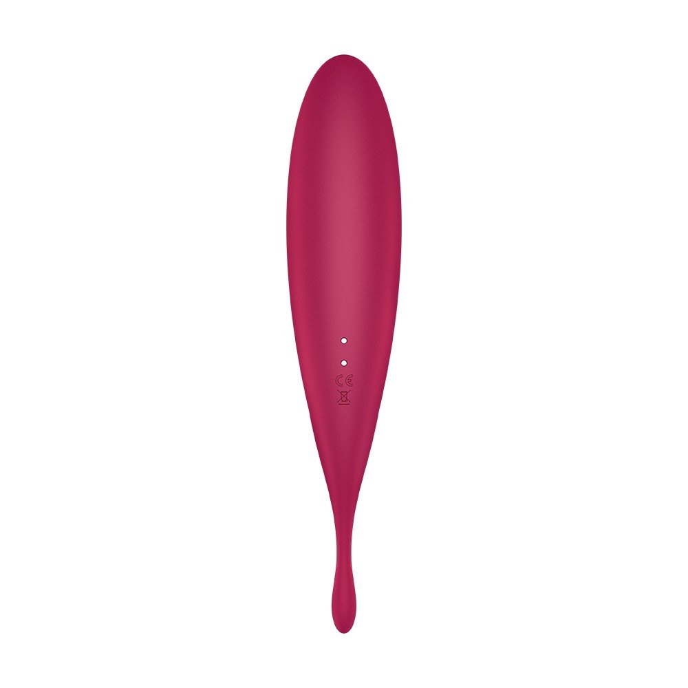 VIBRADOR TWIRLING PRO SATISFYER COM APLICAÇÃO CONNECT VERMELHO - Image 5