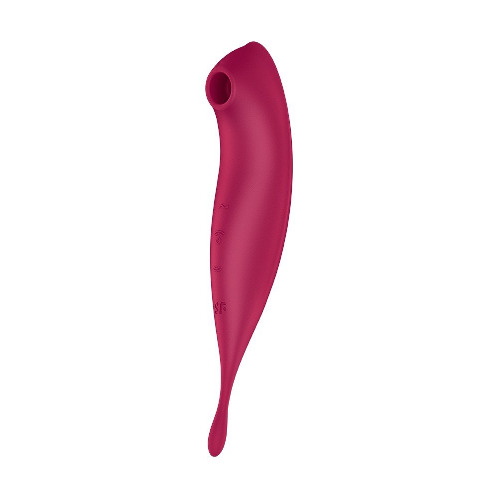 VIBRADOR TWIRLING PRO SATISFYER COM APLICAÇÃO CONNECT VERMELHO - Image 7