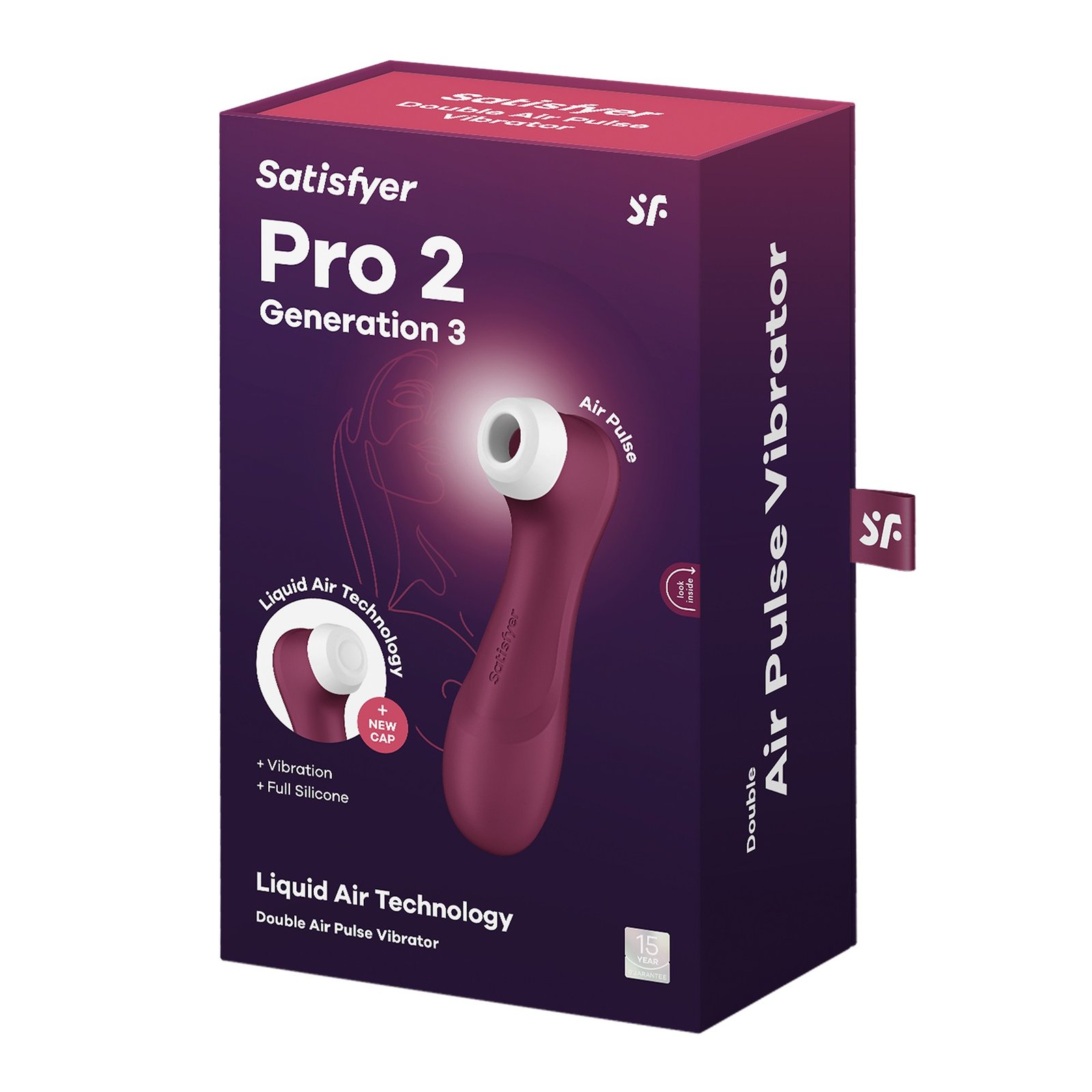 ESTIMULADOR PRO 2 GEN 3 SATISFYER VERMELHO TINTO 1 ESTIMULADOR PRO 2 GEN 3 SATISFYER VERMELHO TINTO