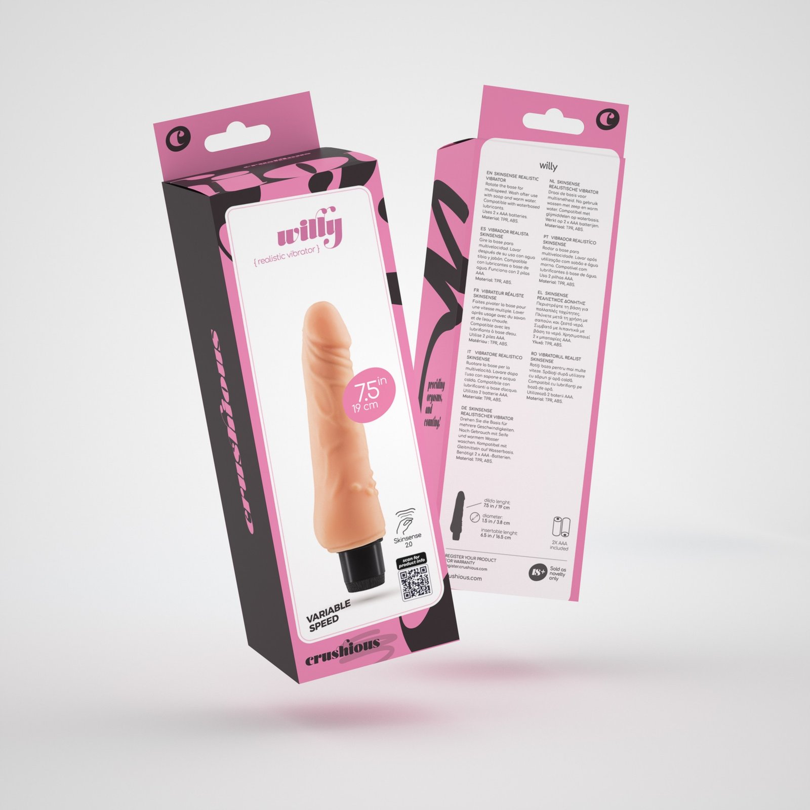 VIBRADOR REALÍSTICO WILLY CRUSHIOUS 8 VIBRADOR REALÍSTICO WILLY CRUSHIOUS - Image 8