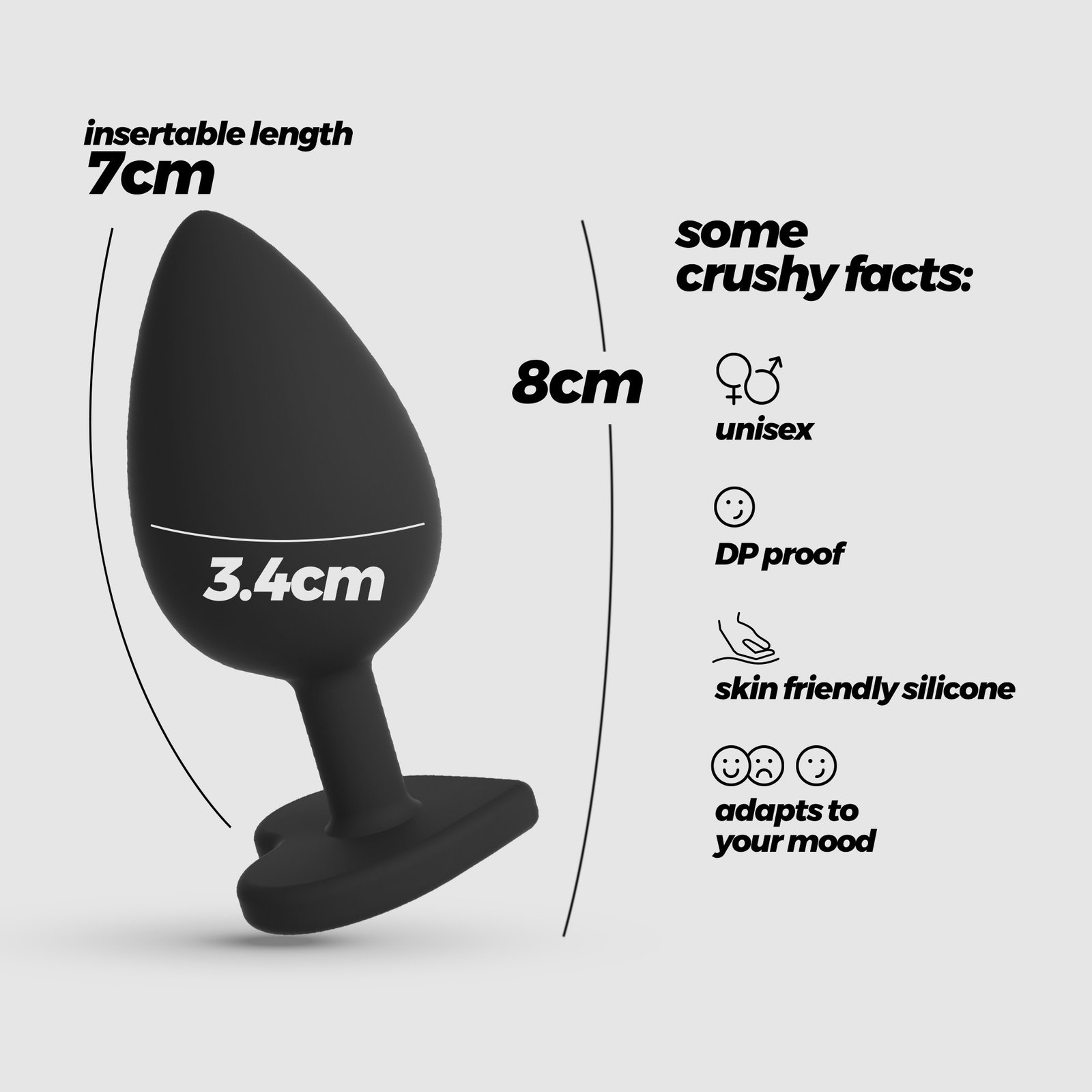 CUORE PLUG ANAL MÉDIO COM 4 JOIAS INTERCAMBIÁVEIS CRUSHIOUS 9 CUORE PLUG ANAL MÉDIO COM 4 JOIAS INTERCAMBIÁVEIS CRUSHIOUS - Image 9