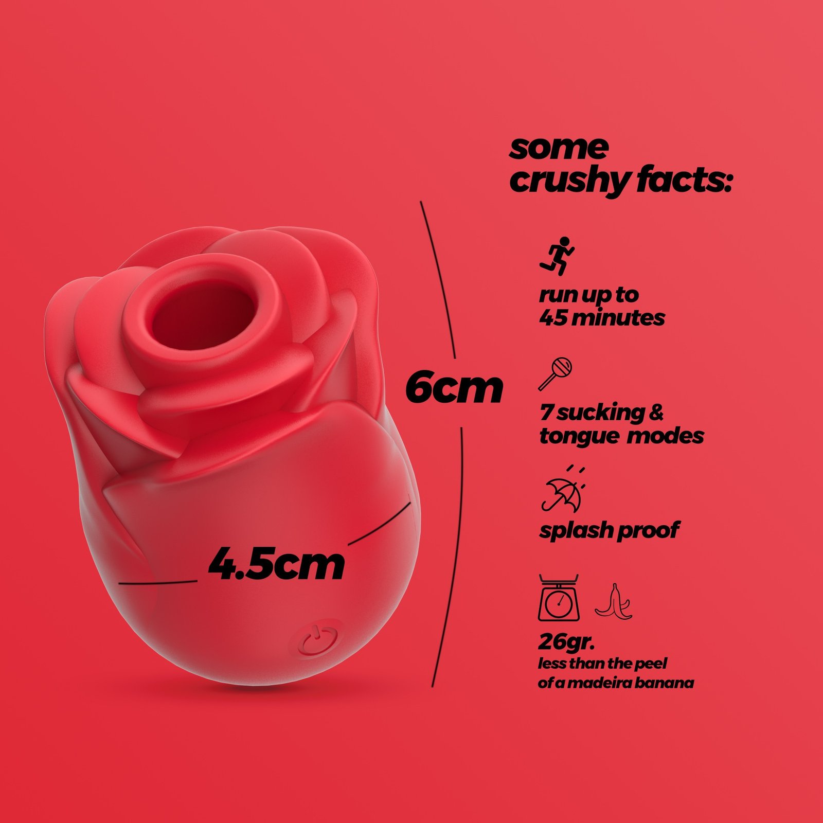 ROSITA ESTIMULADOR CLITORIANO COM LÍNGUA CRUSHIOUS 8 ROSITA ESTIMULADOR CLITORIANO COM LÍNGUA CRUSHIOUS - Image 8