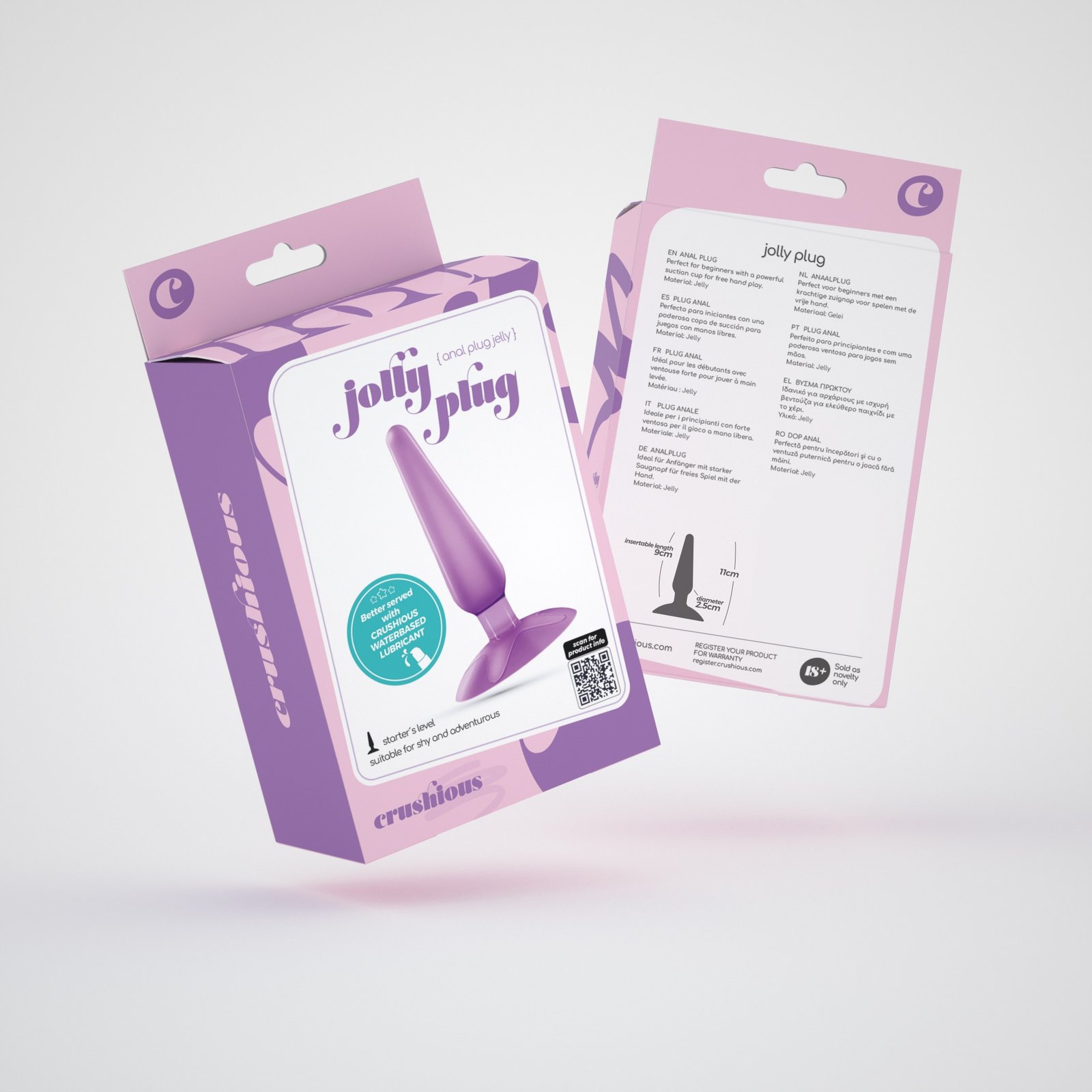 PLUG ANAL JOLLY PLUG LILÁS CRUSHIOUS 6 PLUG ANAL JOLLY PLUG LILÁS CRUSHIOUS - Image 6