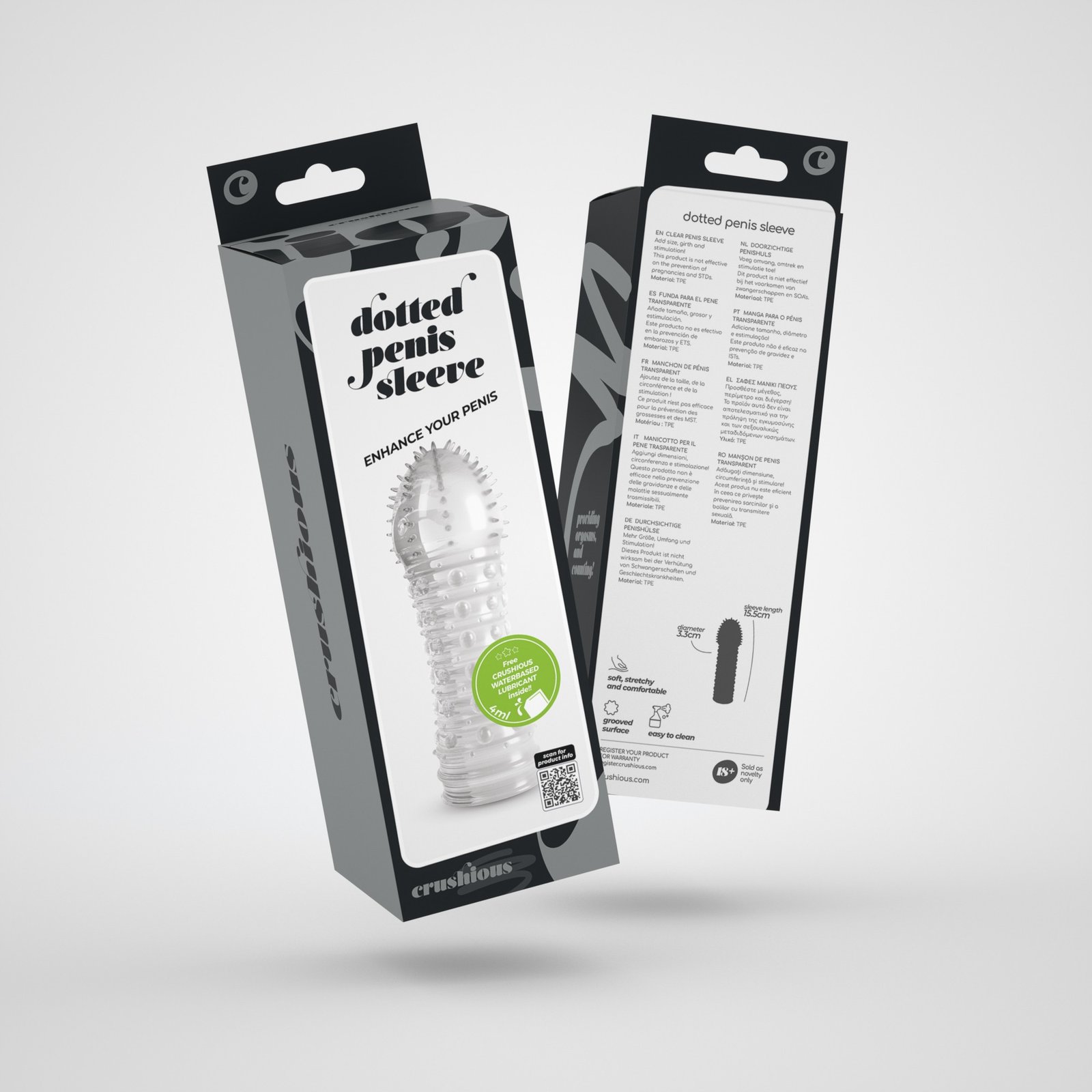 MANGA PARA O PÉNIS DOTTED CRUSHIOUS - Image 5