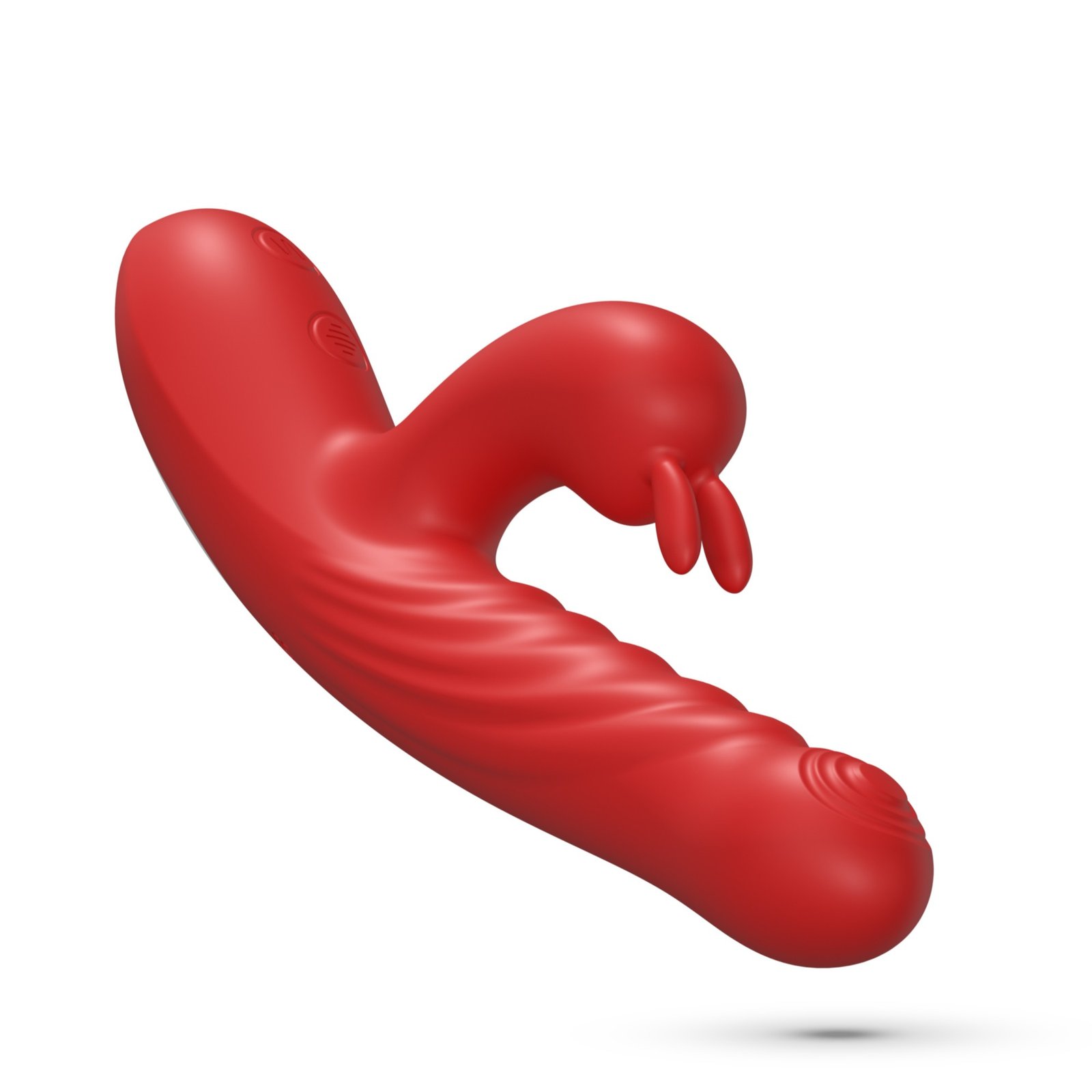LAPIN VIBRADOR RECARREGÁVEL RABBIT COM IMPULSO VERMELHO CRUSHIOUS - Image 6