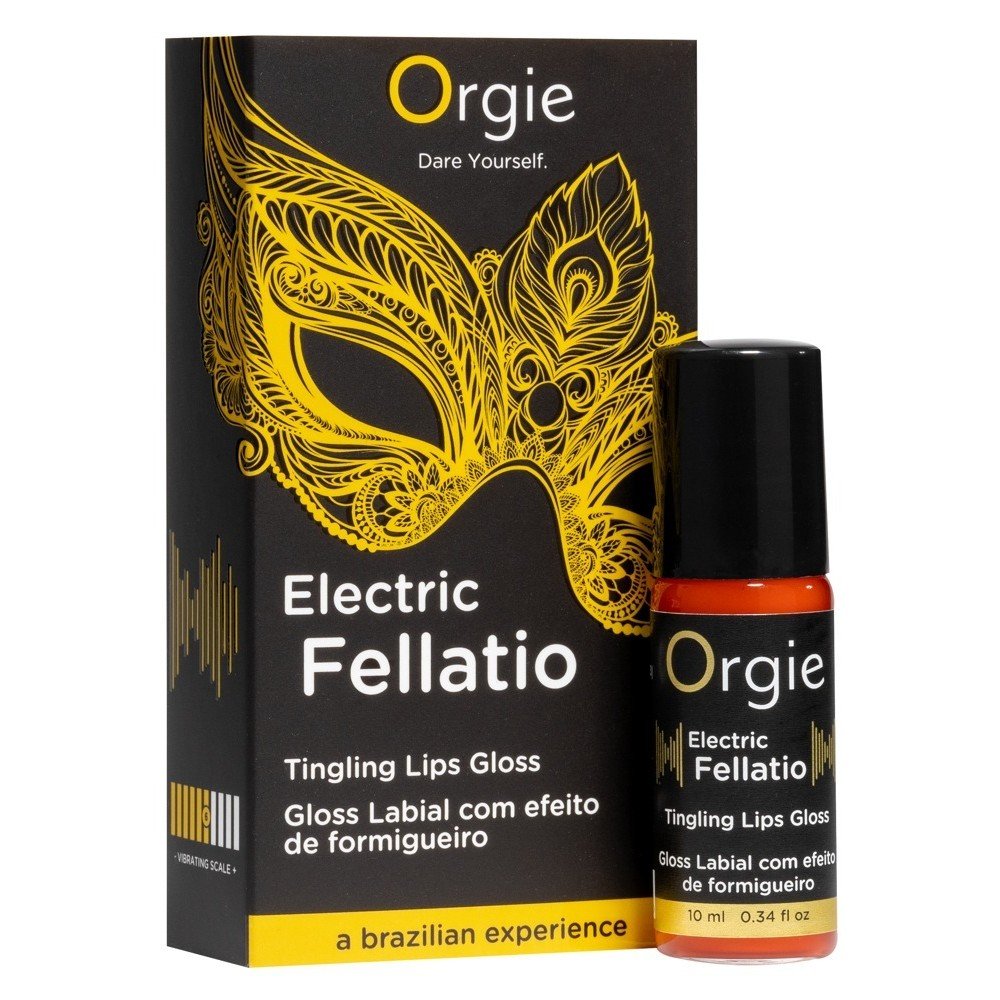 GLOSS COM EFEITO VIBRATÓRIO ELECTRIC FELLATIO 10ML ORGIE 9 GLOSS COM EFEITO VIBRATÓRIO ELECTRIC FELLATIO 10ML ORGIE
