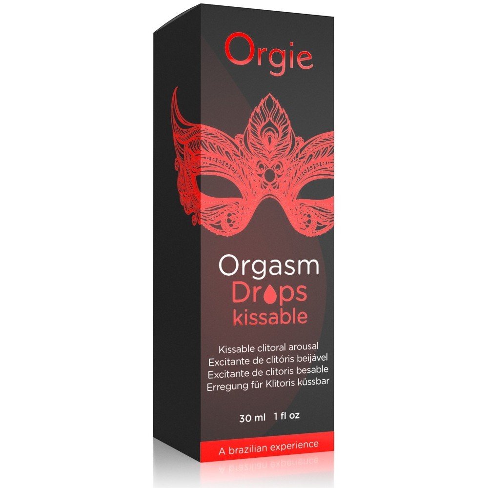 GOTAS BEIJÁVEIS ORGASM DROPS KISSABLE 30ML ORGIE 10 GOTAS BEIJÁVEIS ORGASM DROPS KISSABLE 30ML ORGIE