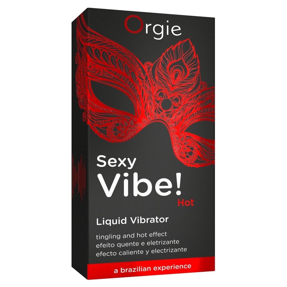 GEL COM VIBRAÇÃO E COM EFEITO DE AQUECIMENTO SEXY VIBE 15ML ORGIE