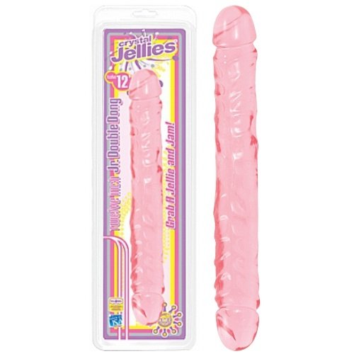 DILDO DUPLO JR. DOUBLE DONG 12'' ROSA - Image 4