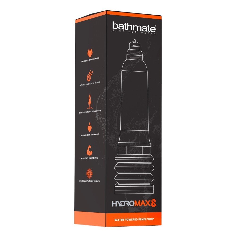 BOMBA PARA PÉNIS HYDROMAX 8 – BATHMATE TRANSPARENTE