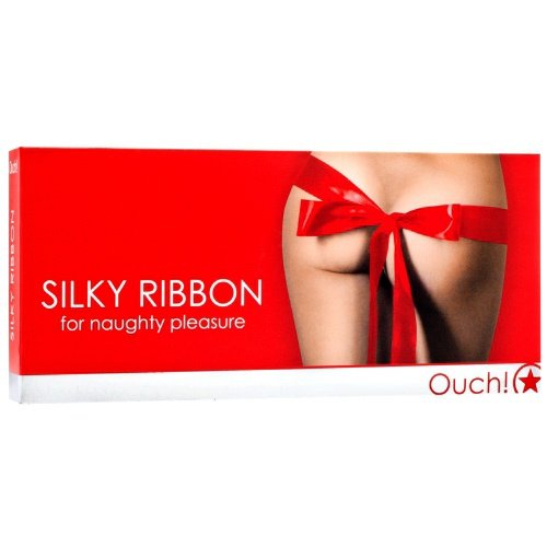 FITA BONDAGE SILKY RIBBON VERMELHA 1 FITA BONDAGE SILKY RIBBON VERMELHA