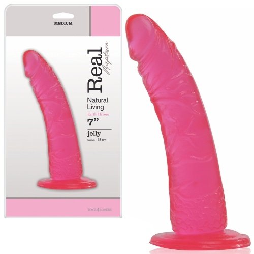 DILDO REAL RAPTURE EARTH FLAVOUR 7'' ROSA 1 DILDO REAL RAPTURE EARTH FLAVOUR 7'' ROSA
