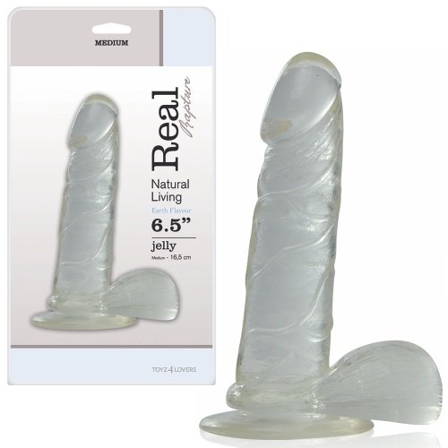 DILDO REAL RAPTURE EARTH FLAVOUR 6.5'' TRANSPARENTE 1 DILDO REAL RAPTURE EARTH FLAVOUR 6.5'' TRANSPARENTE