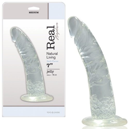 DILDO REAL RAPTURE EARTH FLAVOUR 7'' TRANSPARENTE 1 DILDO REAL RAPTURE EARTH FLAVOUR 7'' TRANSPARENTE