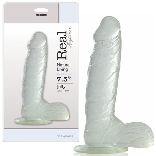 DILDO REAL RAPTURE EARTH FLAVOUR 7.5'' TRANSPARENTE 1 DILDO REAL RAPTURE EARTH FLAVOUR 7.5'' TRANSPARENTE