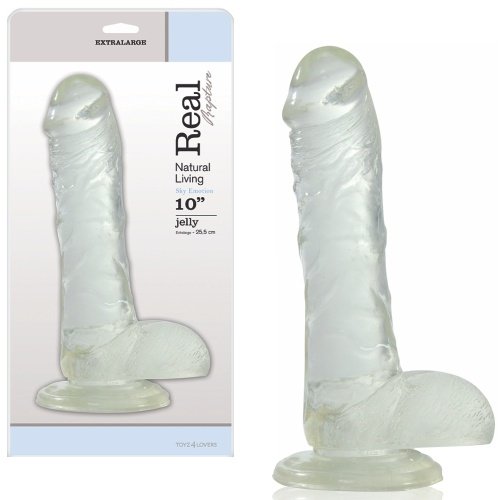 DILDO REAL RAPTURE SKY EMOTION 10'' TRANSPARENTE 1 DILDO REAL RAPTURE SKY EMOTION 10'' TRANSPARENTE