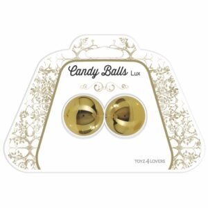 BOLAS VAGINAIS CANDY BALLS LUX DOURADAS