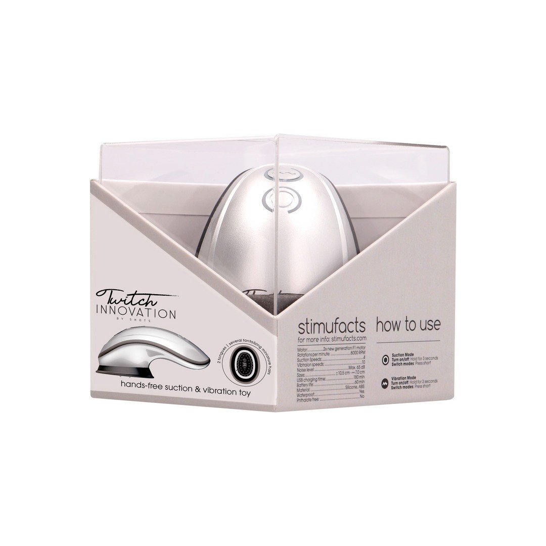 ESTIMULADOR TWITCH HANDSFREE PRETO/CINZA INNOVATION