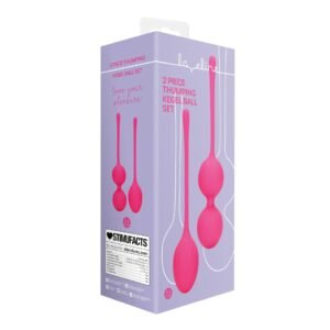 CONJUNTO DE 2 BOLAS VAGINAIS THUMPING KEGEL WILD STRAWBERRY LOVELINE