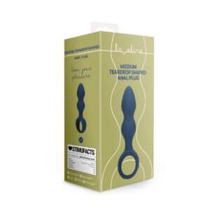PLUG ANAL FORMA DE LÁGRIMA MEDIUM BALTIC BLUE LOVELINE