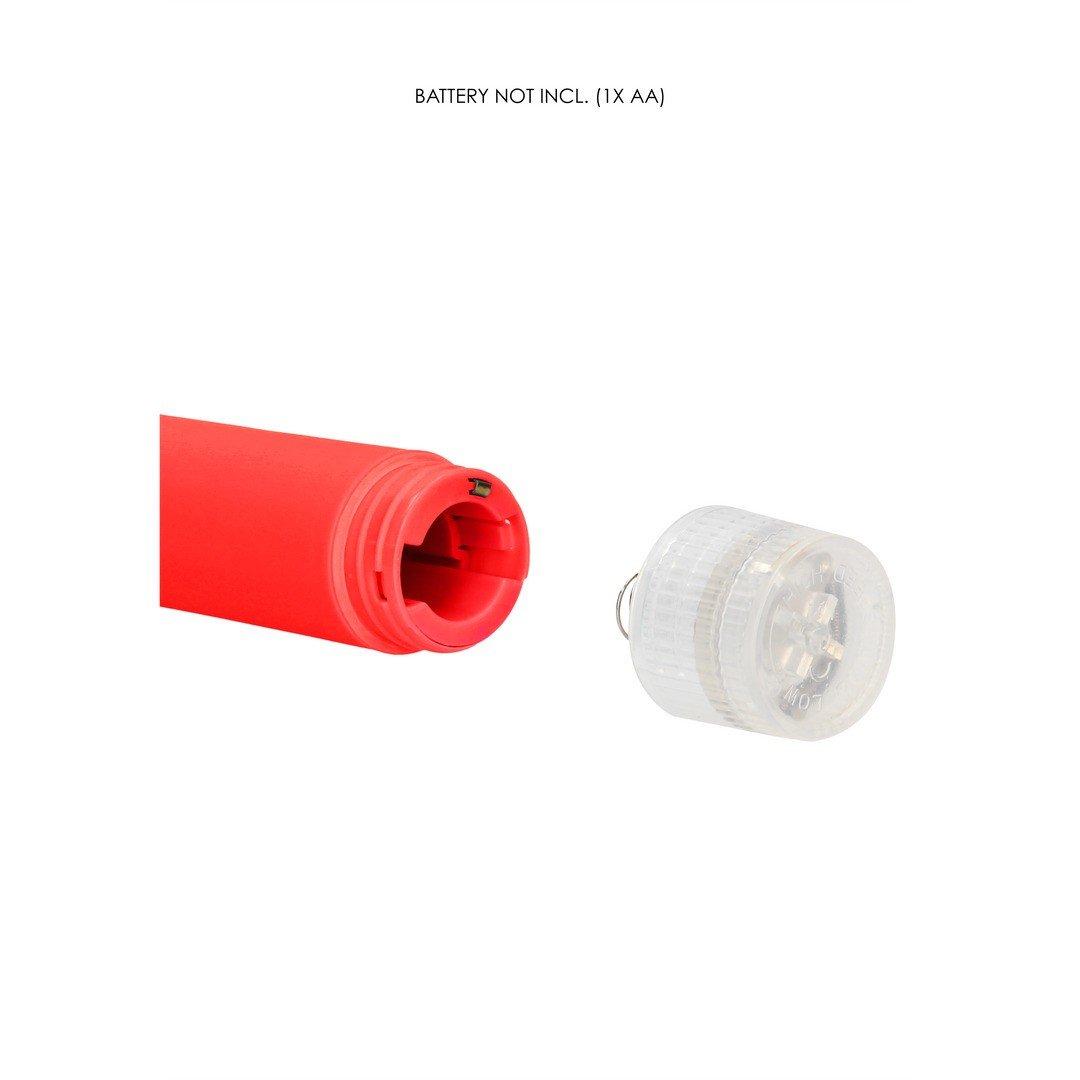 VIBRADOR ELENI LUMINOUS NEON COLLECTION VERMELHO 4 VIBRADOR ELENI LUMINOUS NEON COLLECTION VERMELHO - Image 4