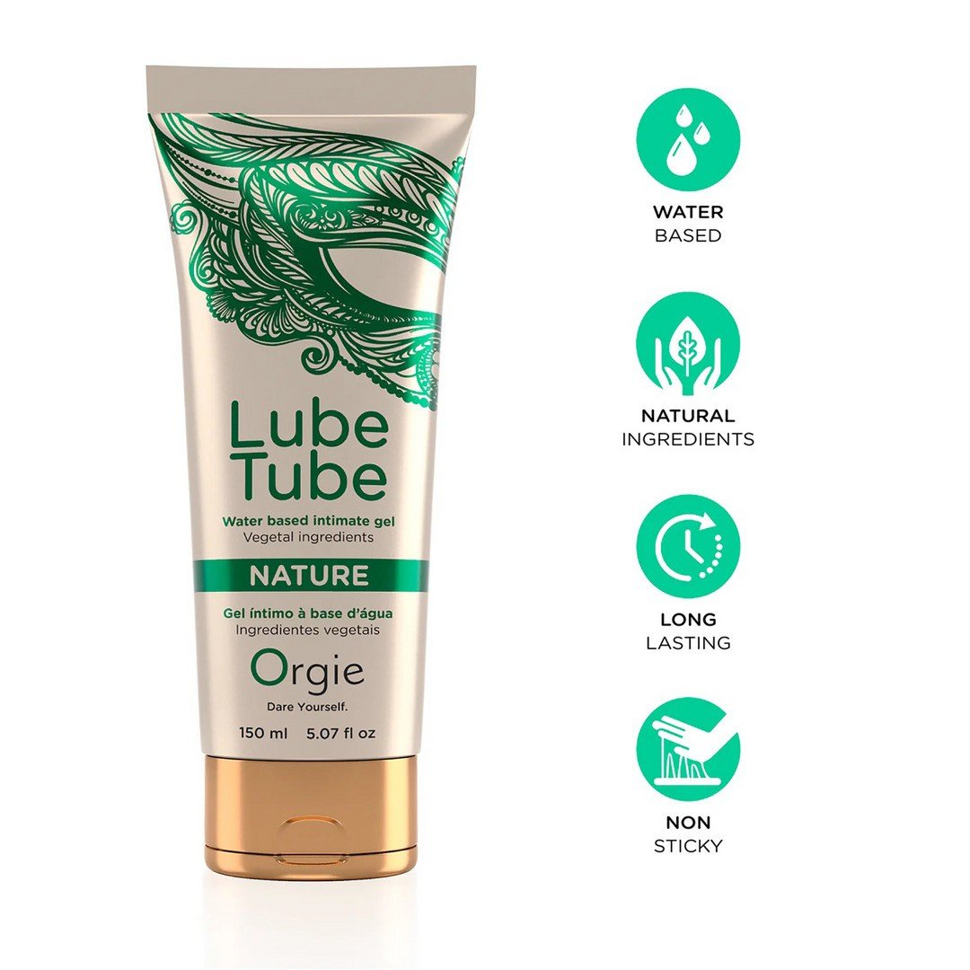 LUBRIFICANTE À BASE DE ÁGUA NATURE LUBE TUBE 150ML ORGIE 5 LUBRIFICANTE À BASE DE ÁGUA NATURE LUBE TUBE 150ML ORGIE
