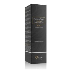 LOÇÃO 10 EM 1 PARA CORPO E CABELO COM FEROMONAS SENSFEEL FOR MAN 100ML ORGIE