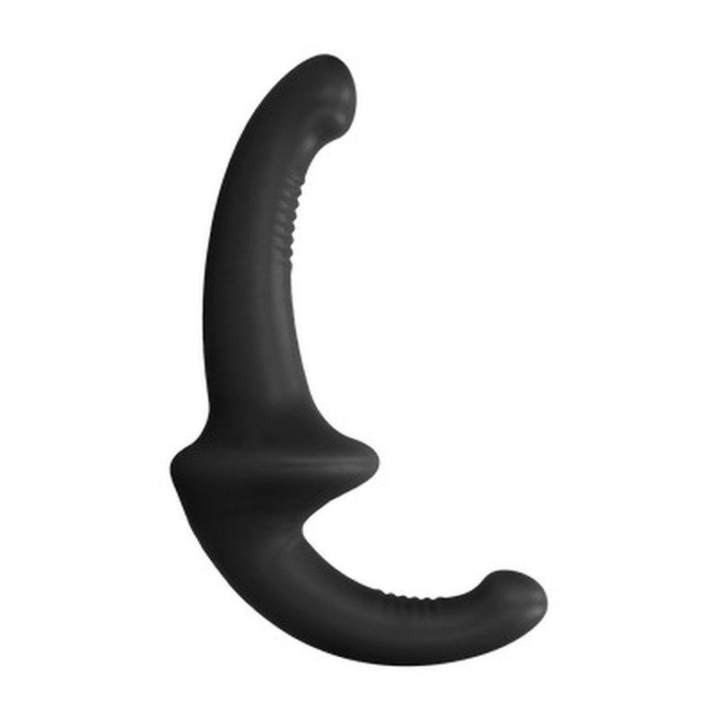 STRAP-ON SEM ARNÊS EM SILICONE PRETO OUCH! 6 STRAP-ON SEM ARNÊS EM SILICONE PRETO OUCH! - Image 6
